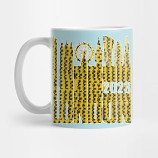 London Skyline 2023 - Yellow Bubbles Mug